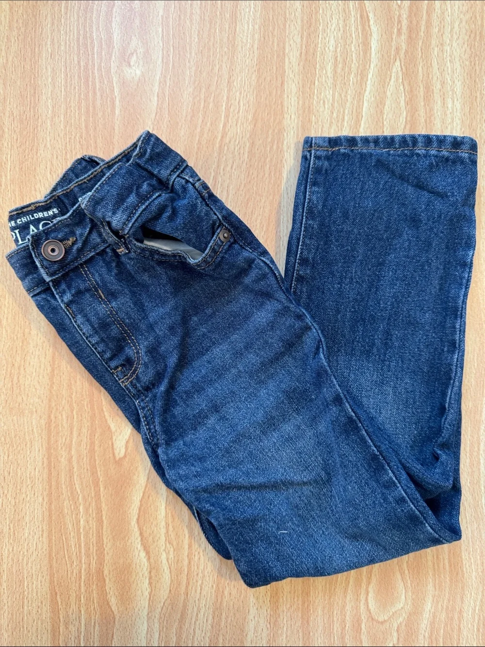 The Children’s Place Kids Blue Denim Jeans Bundle - Straight Leg 5T